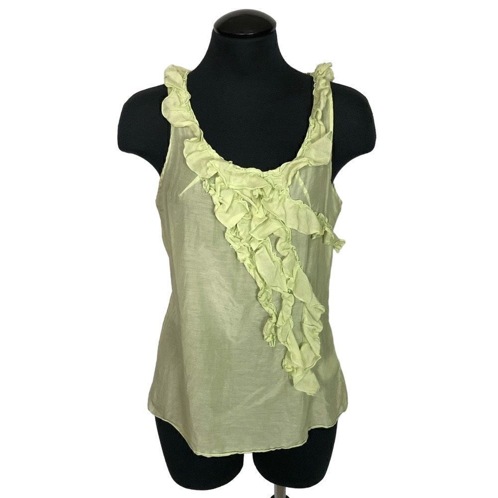 Banana Republic Ruffled Silk Blend Cami Blouse - Women’s S